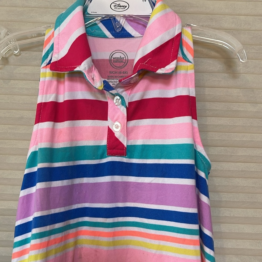 Bundle of four child outfits 3 dresses 1 romper size 4T-5 - Picture 6 of 15